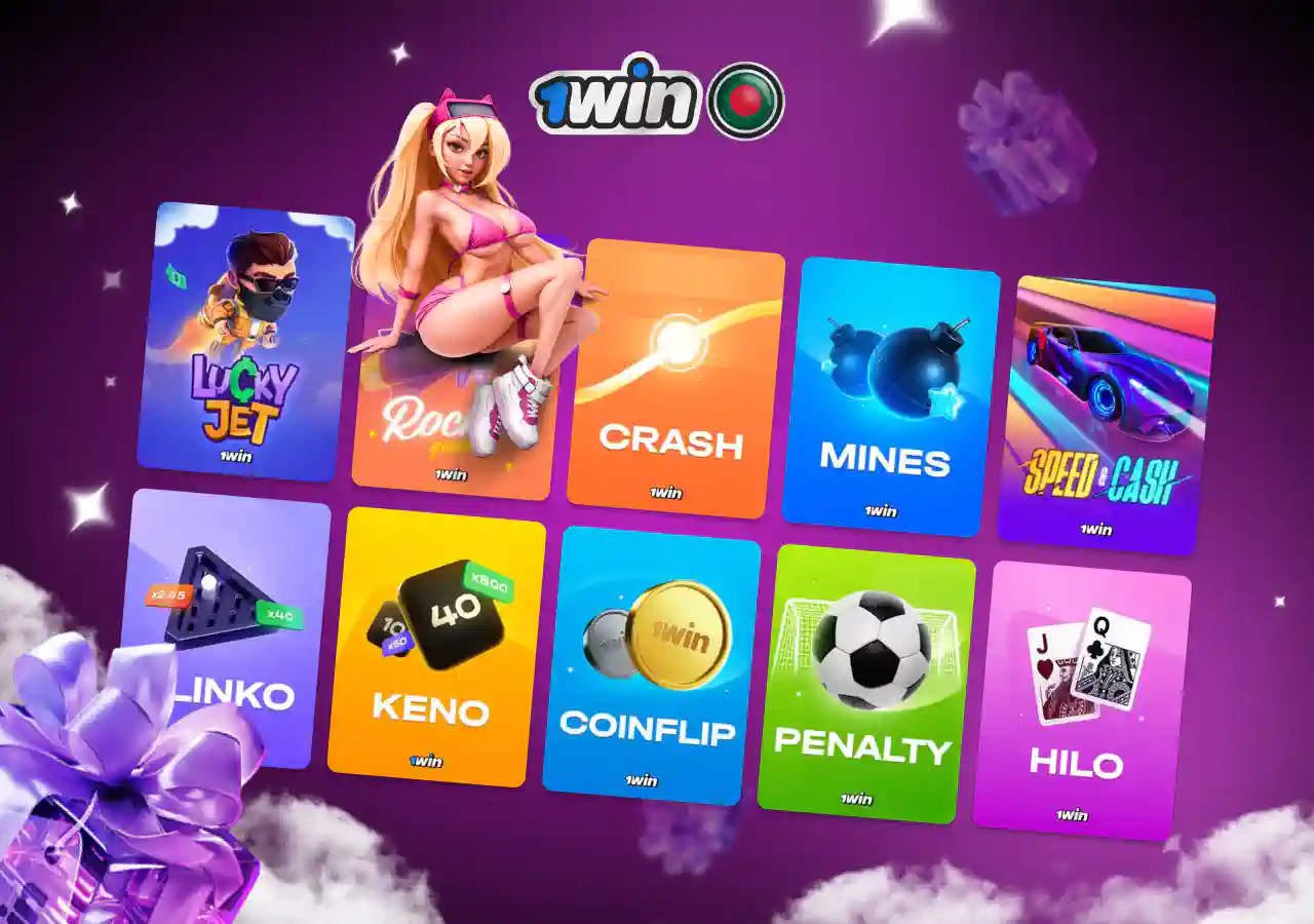 Play high-RTP slots at 1win Bangladesh and win up to x10,000